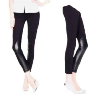 Black JCrew Jodphur Inner Leather Riding Pants Womens 8